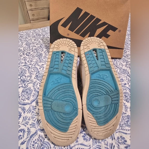 Nike Air Jordan 1 ZM Air CMFT 2 ZOOM  Orewood Brown Citrus DV1307-180 Men's 9.5 - Picture 6 of 10